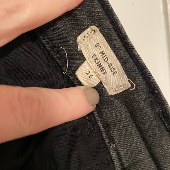 Madewell black jeans size 26 - Picture 3 of 3